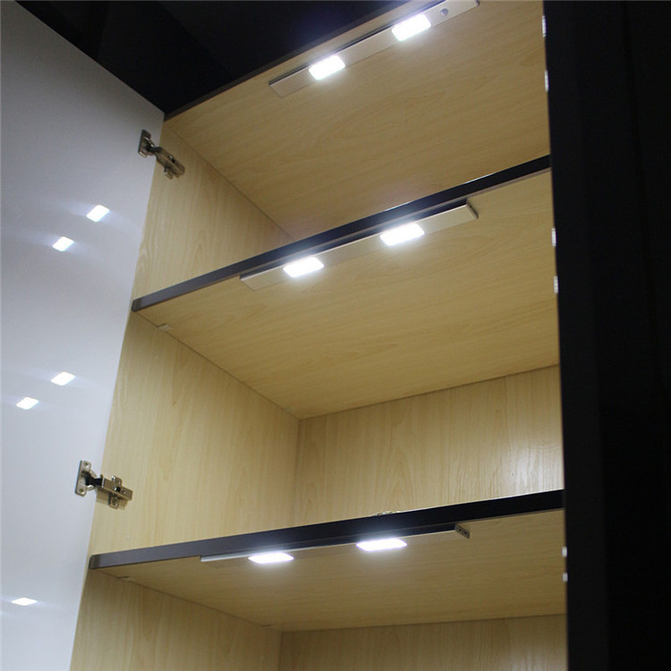 24 LED Closet Motion Sensor Light Under Cabinet Lighting Rechargeable, Stick On Wireless Motion Activated Night Light