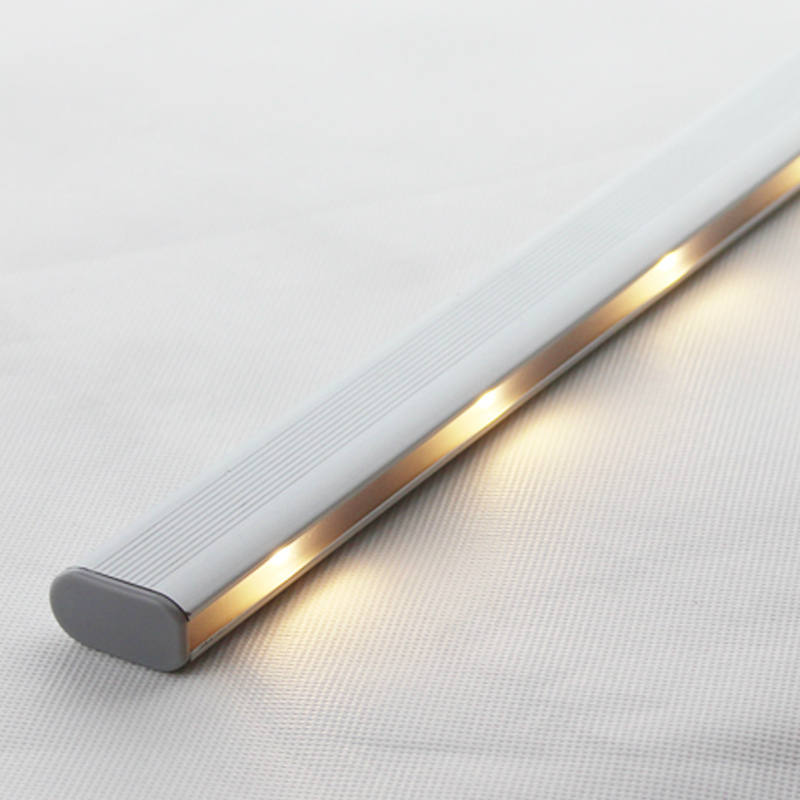 Battery Powered LED Wardrobe Rail Light Full Aluminum Wardrobe Hanging Rod with Sensor Switch