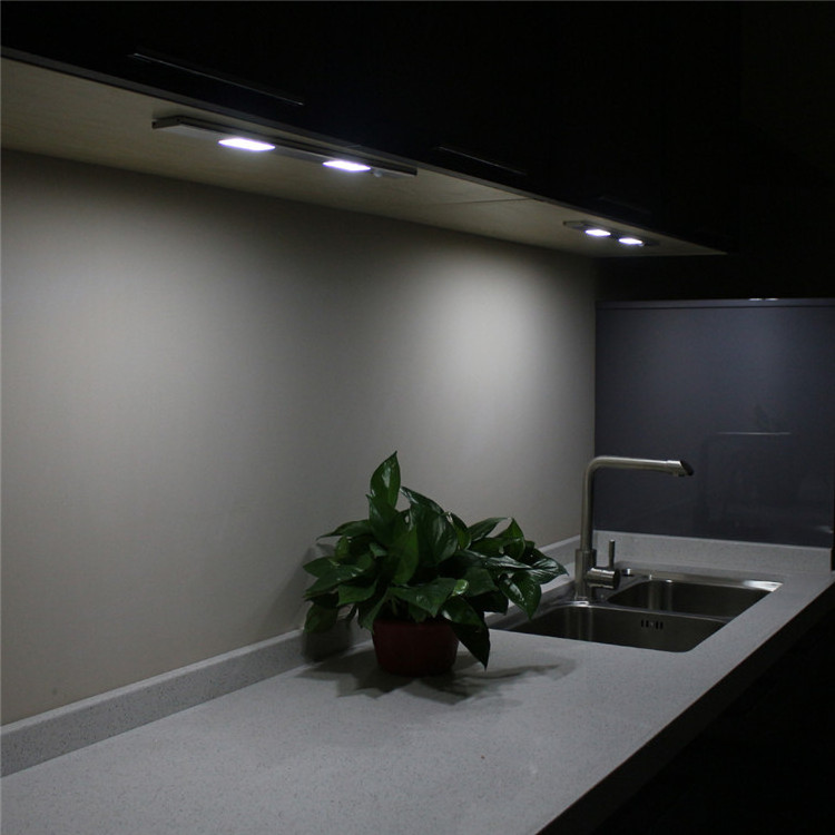 24 LED Closet Motion Sensor Light Under Cabinet Lighting Rechargeable, Stick On Wireless Motion Activated Night Light