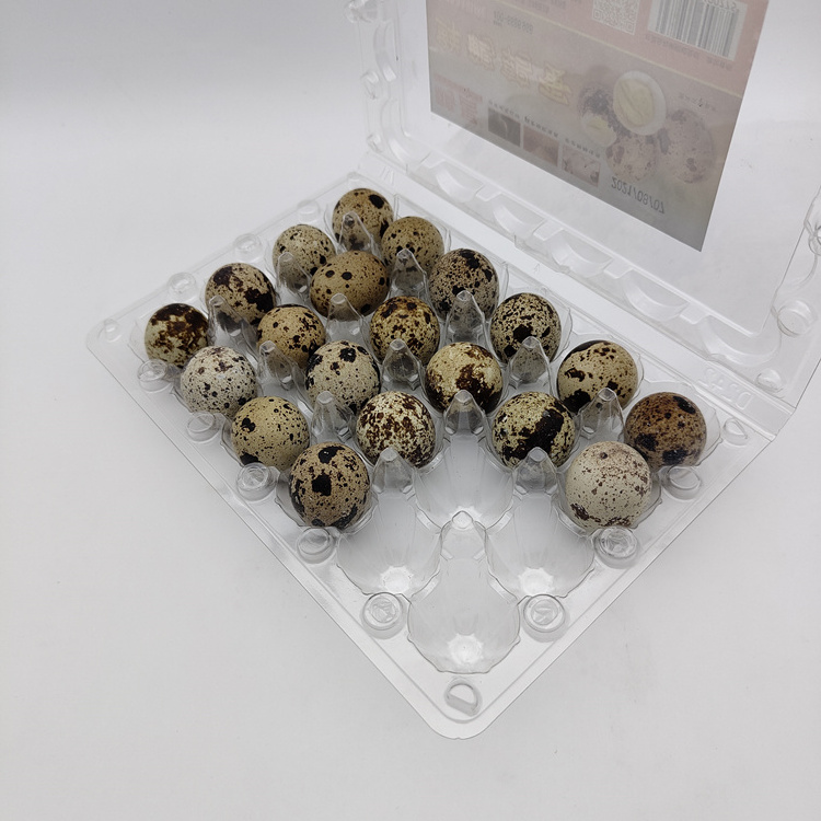 Custom Portable 30 Quail Eggs Tray Plastic Packaging Carton 12 Duck Egg Tray