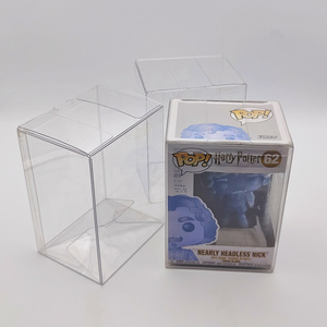 Wholesale Acrylic Clear Hard Funko Pop Protector 0.5mm  4inch Case UV Filter Funko Pop