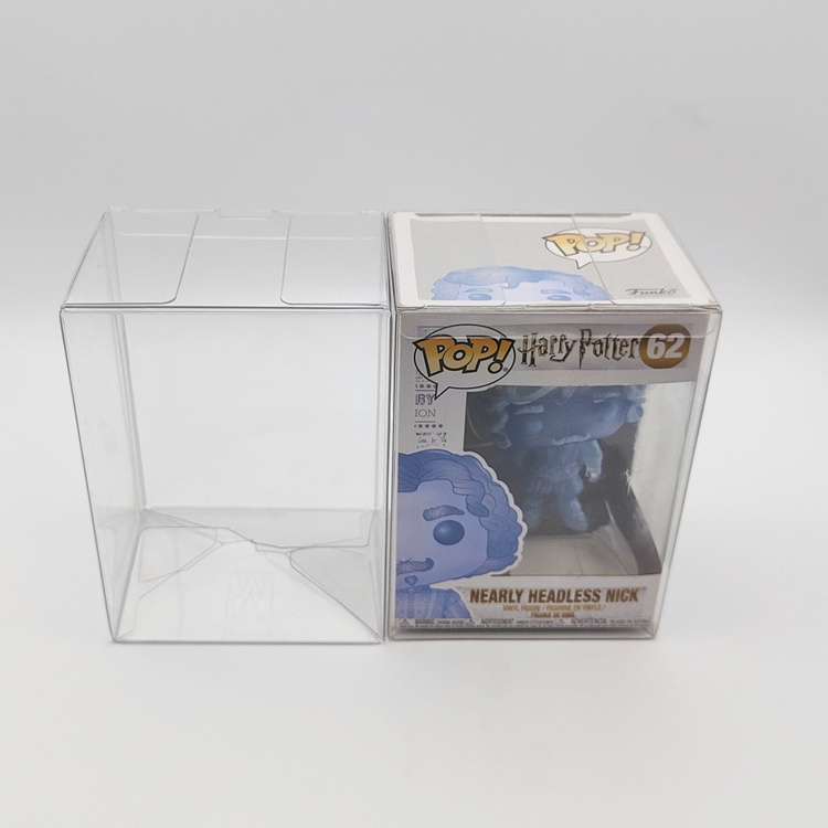 Wholesale Acrylic Clear Hard Funko Pop Protector 0.5mm  4inch Case UV Filter Funko Pop