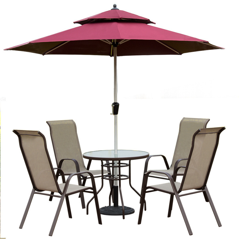 2.5m 3m Aluminum Custom Print Market Patio Parasol Restaurant umbrella Outdoor Center Pole Umbrella