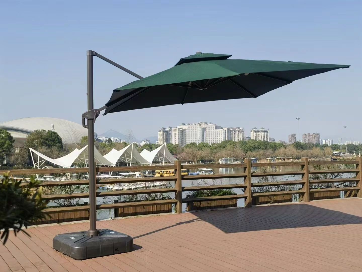 high quality rectangular sunshade patio umbrella outdoor waterproof garden umbrella outdoor