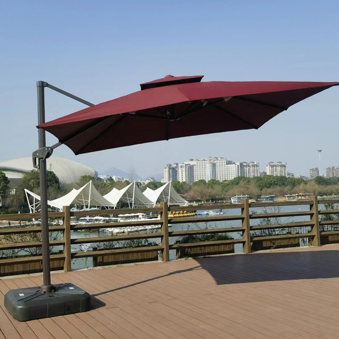 high quality rectangular sunshade patio umbrella outdoor waterproof garden umbrella outdoor