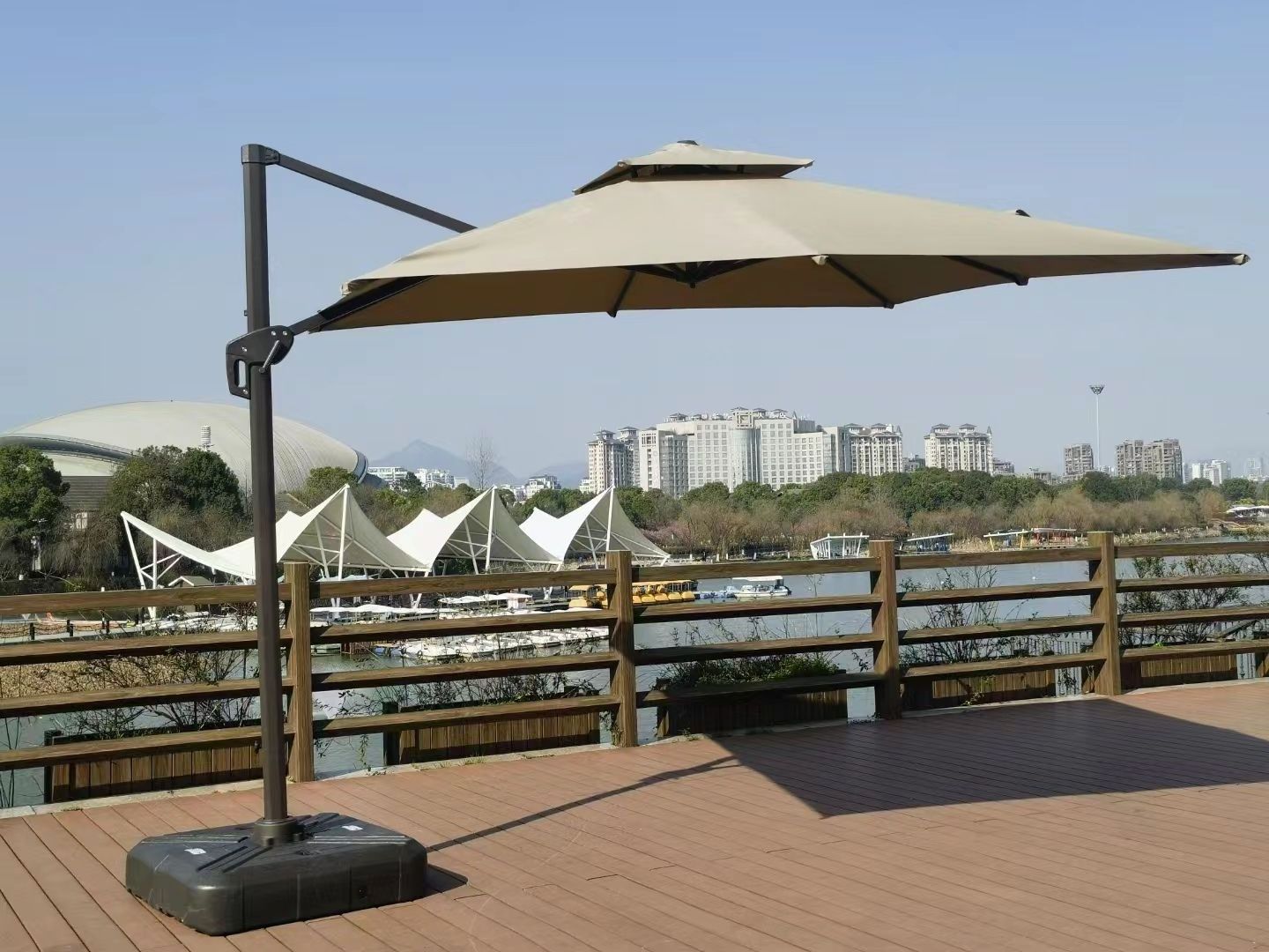 high quality rectangular sunshade patio umbrella outdoor waterproof garden umbrella outdoor