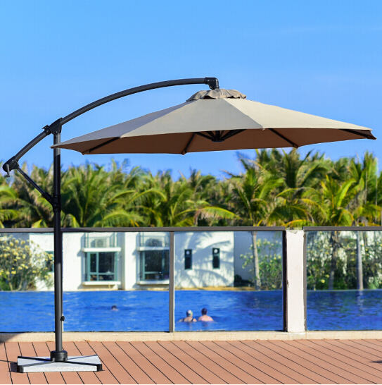 Outdoor Beach Offset Parasol Cantilever Garden Parasol patio Umbrella Hanging Large Banana Umbrella