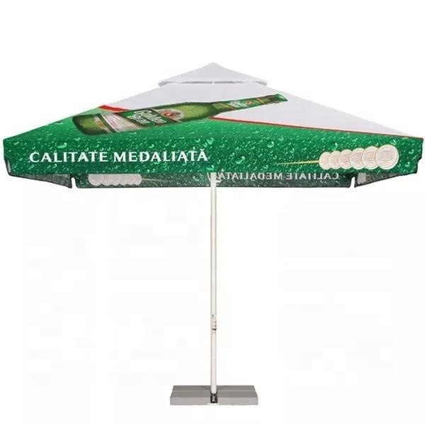 Advertising Beer Coffee Cafe Restaurant Hotel Street Beach Umbrella With Logo Printing