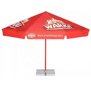 Advertising Beer Coffee Cafe Restaurant Hotel Street Beach Umbrella With Logo Printing