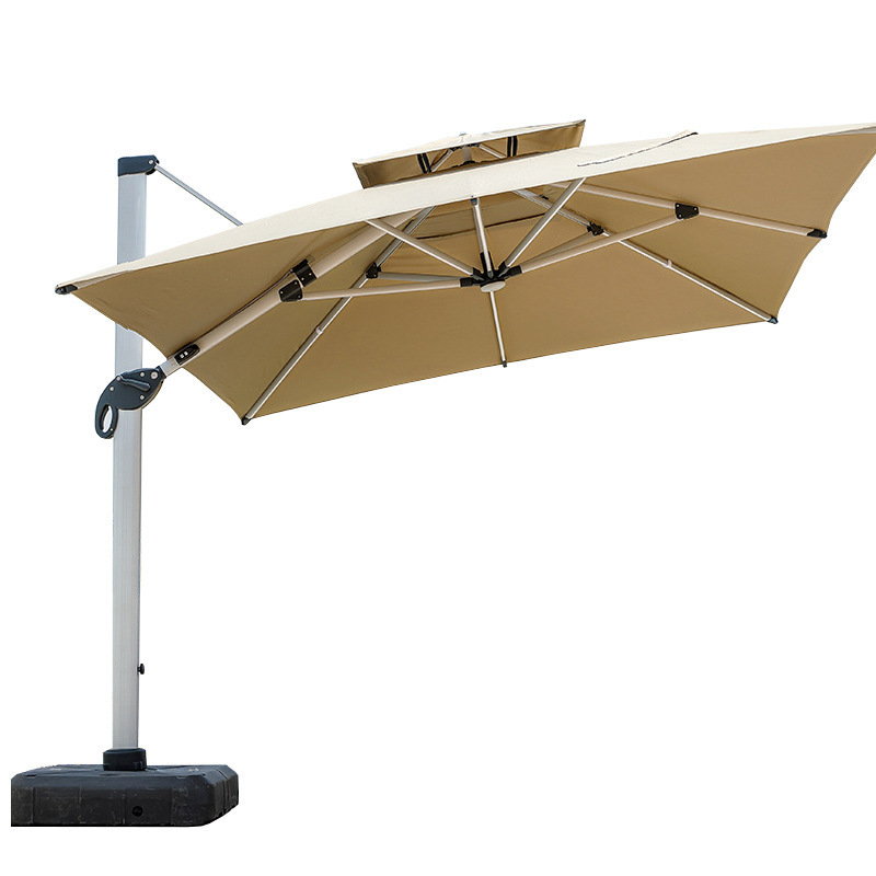 led big size umbrella parasol 3M Dia Solar Panel patio restaurant umbrella outdoor garden beach umbrellas