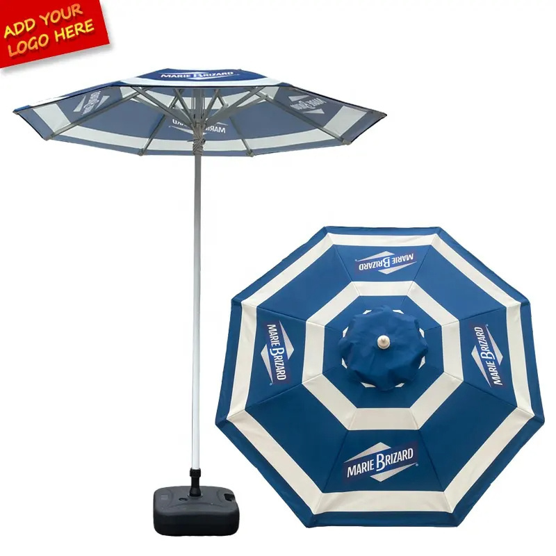 Outdoor Sun Shade Poolside Parasol Vintage Patio Garden umbrella