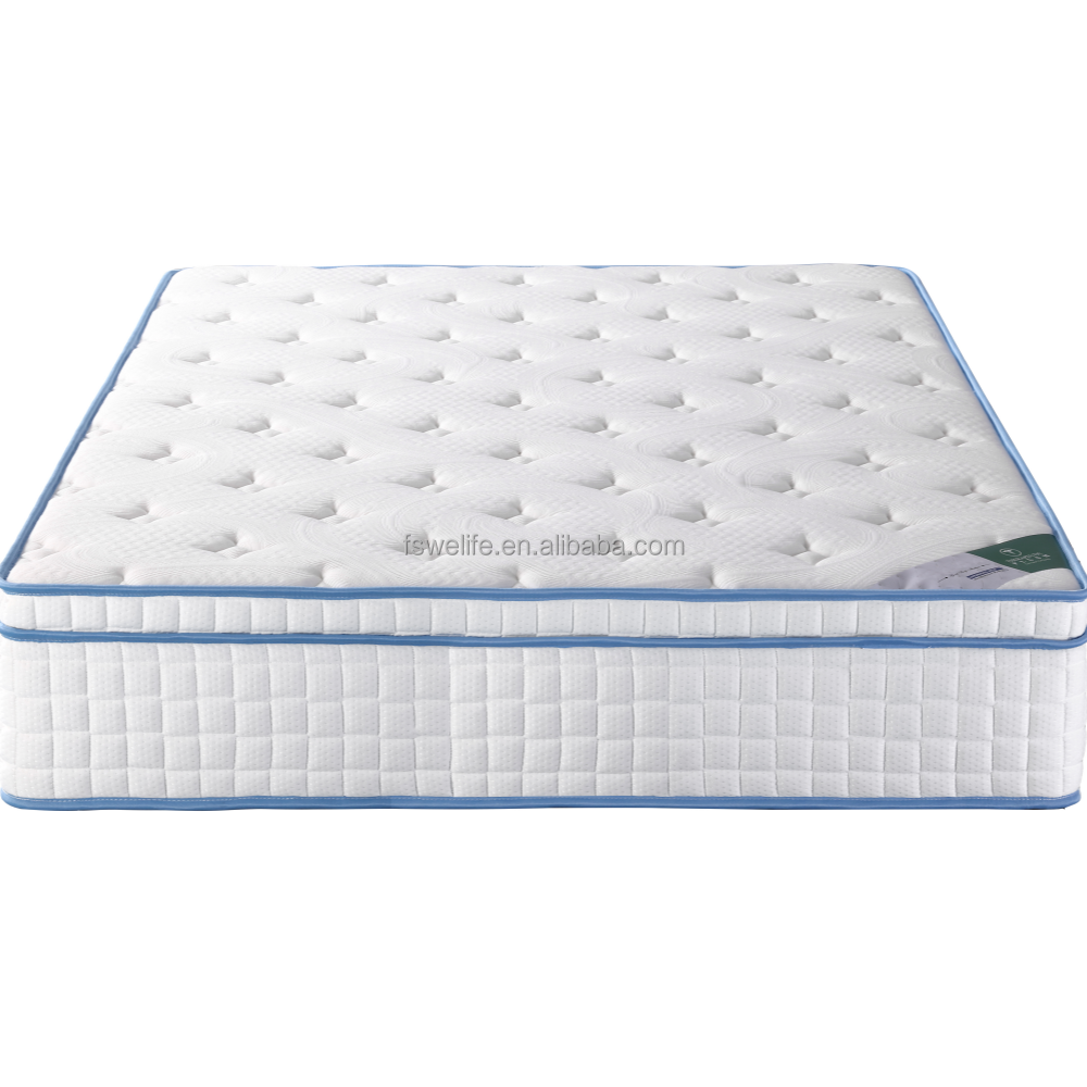 Kingly sleeping spring mattresses foam Waterproof fabric double Hypo-allergenic orthopedic single bed mattress in a box