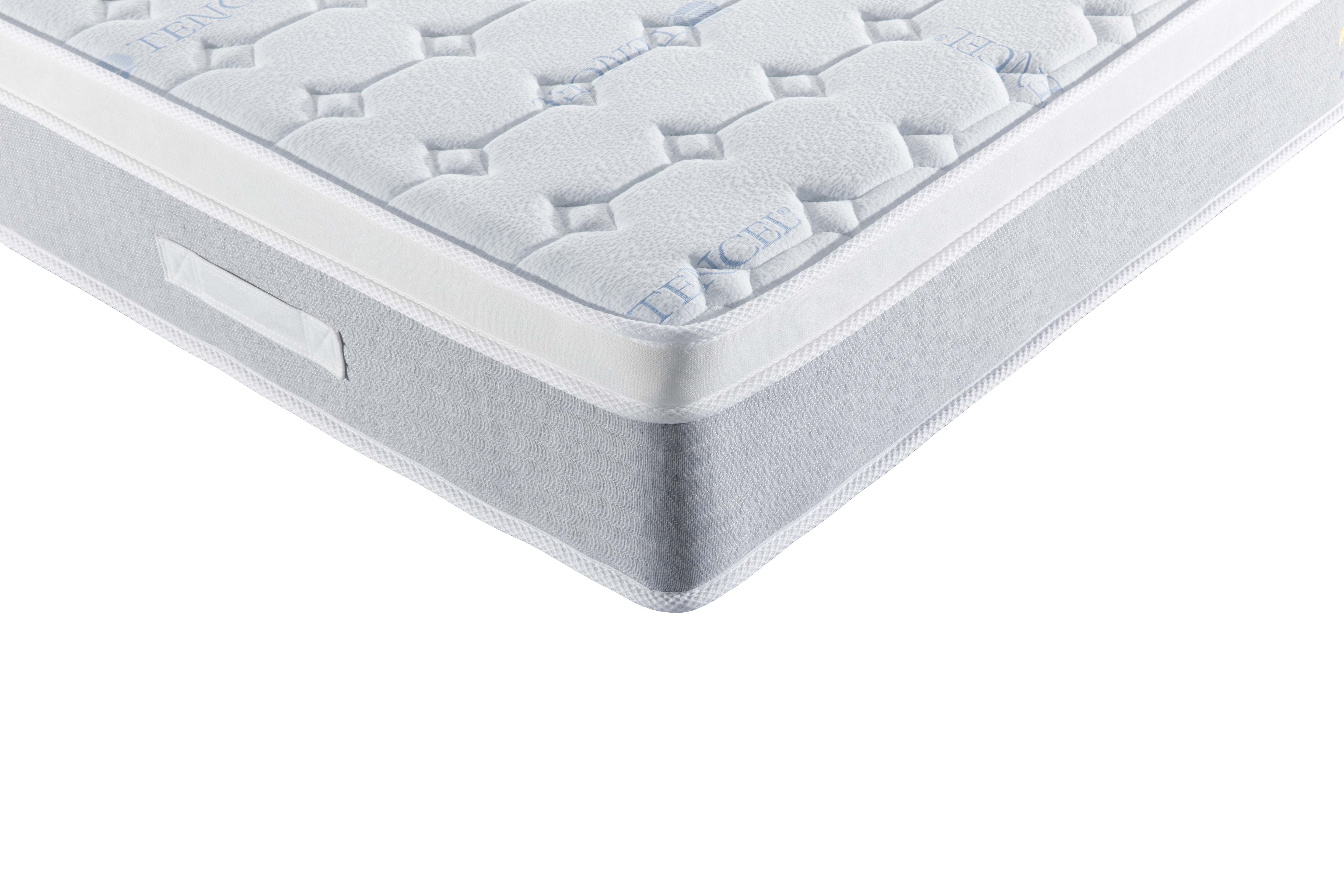 High Quality Hotel 12 inch mattress euro top plush sleeping Tencel fabric pocket spring Mattress