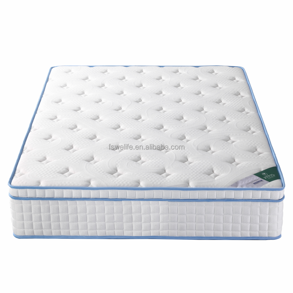 Kingly sleeping spring mattresses foam Waterproof fabric double Hypo-allergenic orthopedic single bed mattress in a box