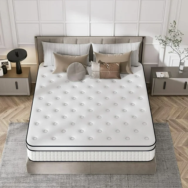 Sound sleep luxury hotel roll up twin matress box spring mattress multi-layered topper with premium comfort foam latex mattress