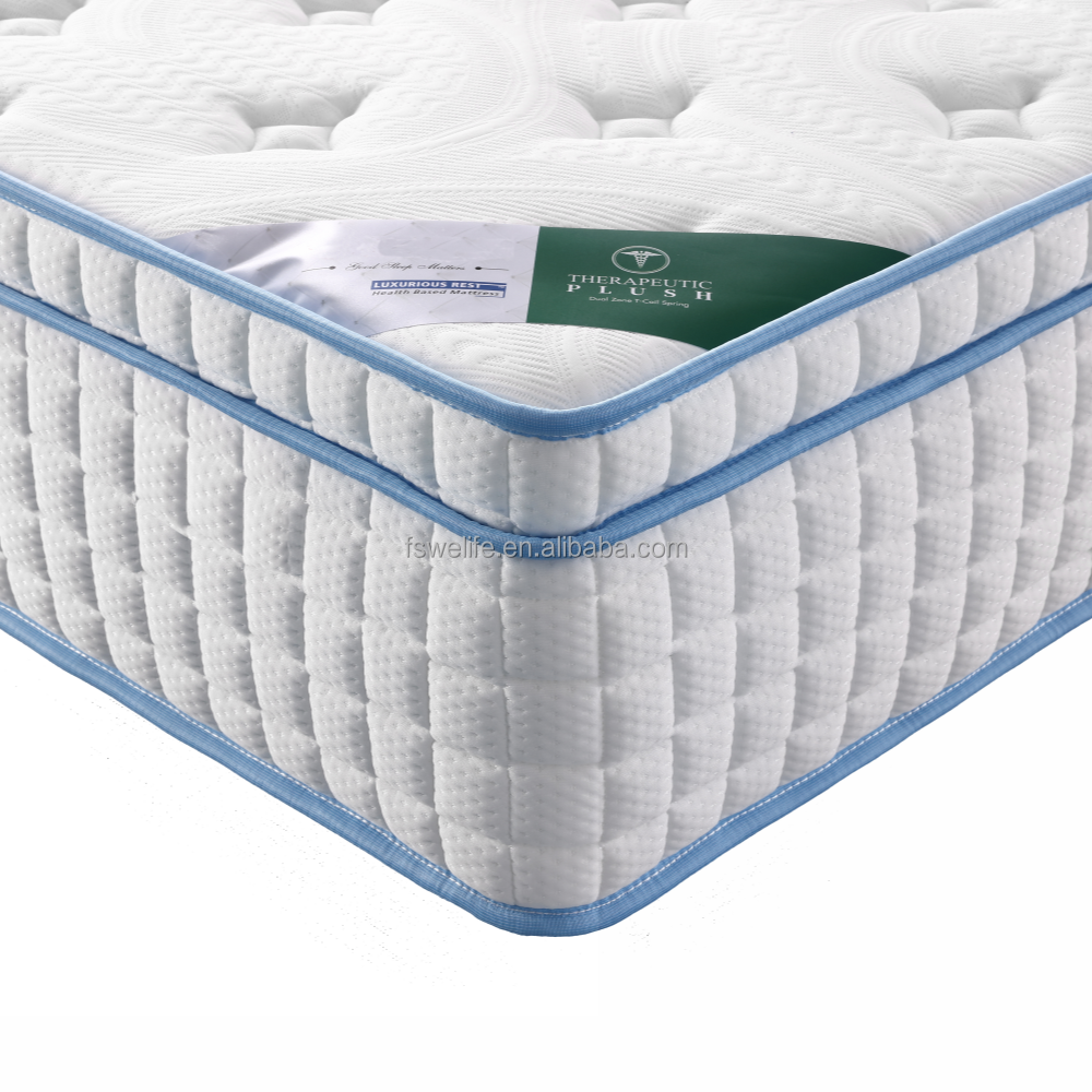 Kingly sleeping spring mattresses foam Waterproof fabric double Hypo-allergenic orthopedic single bed mattress in a box