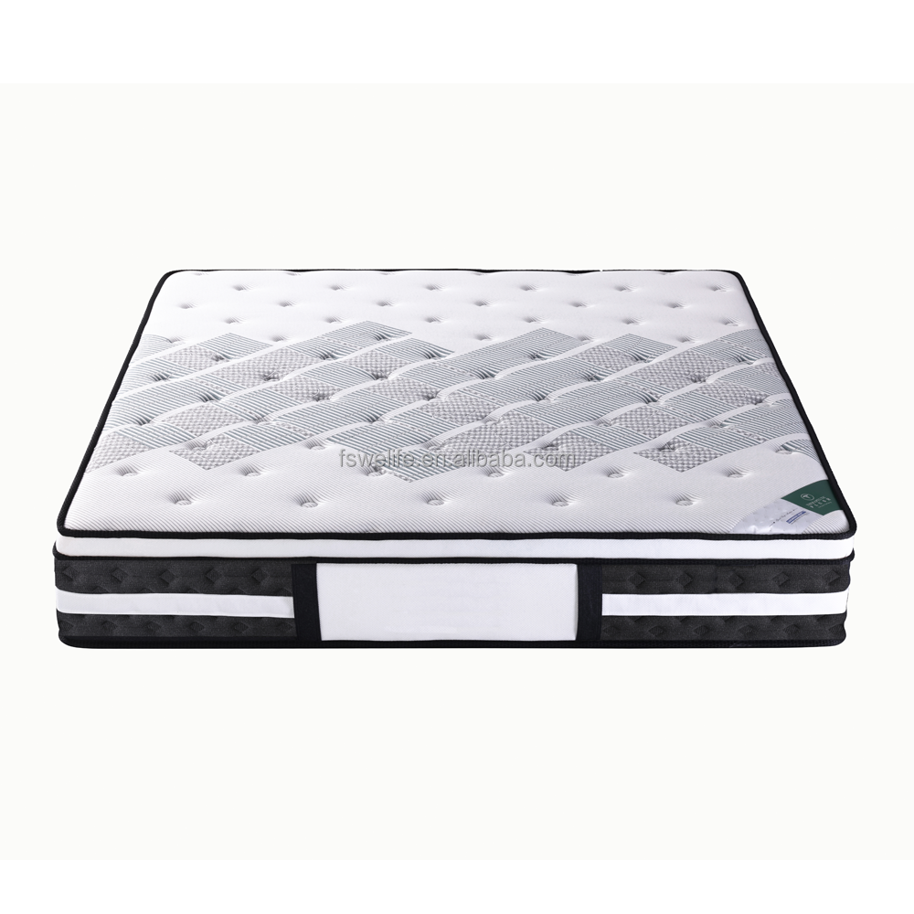 Natural latex matress king size queen memory foam mattresses bedroom furniture prices best mattress in a box