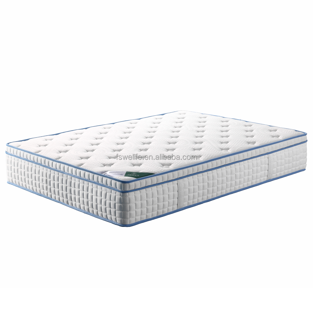 Kingly sleeping spring mattresses foam Waterproof fabric double Hypo-allergenic orthopedic single bed mattress in a box