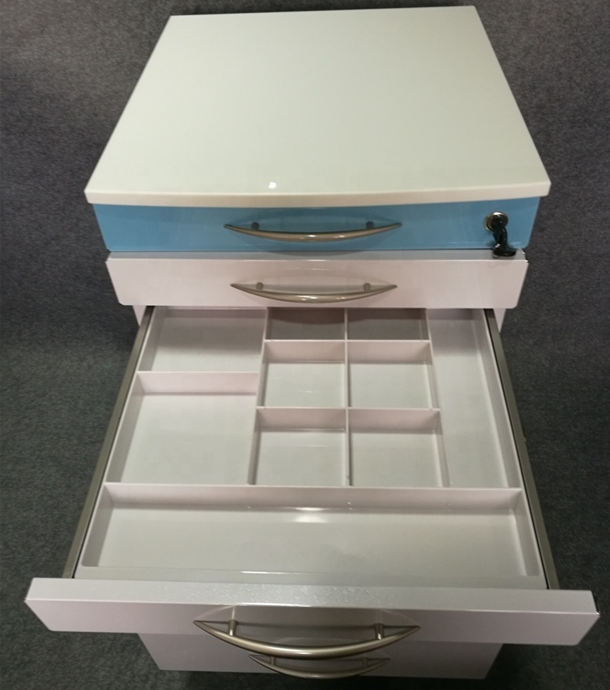 Quality Hospital Furniture Stainless Steel Dental Cabinets Fashion Design For Clinic