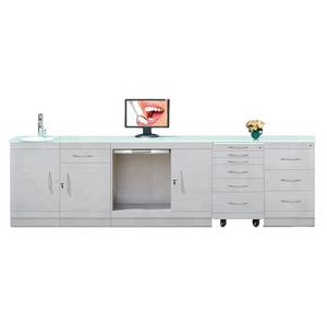 Quality Hospital Furniture Stainless Steel Dental Cabinets Fashion Design For Clinic