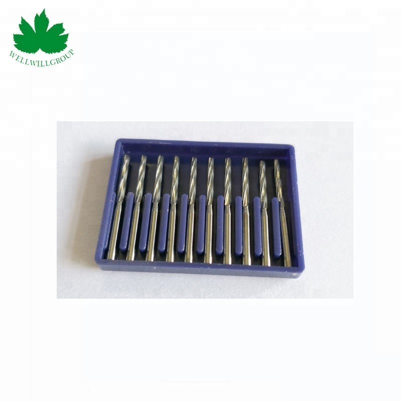 Quality Dental Tungsten Steel Carbide Burs For Dentisit Dental Lab Zekrya FG/RA/FGL Burs 23mm