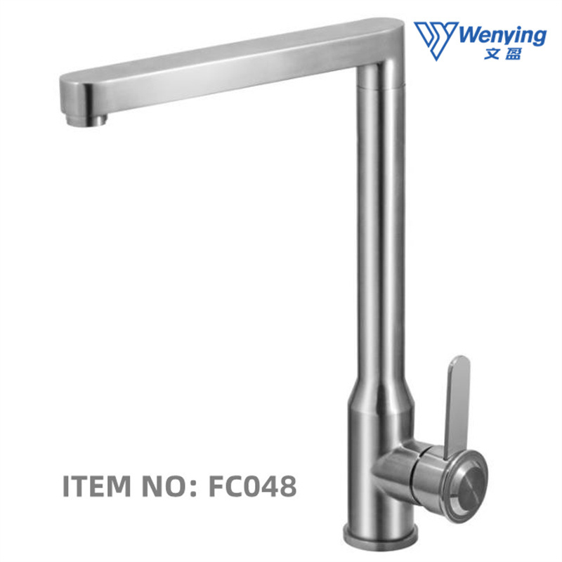 Kitchen Sink Faucet Carton Single Handle Kitchen Faucet Hot Cold Water Mixer Manufacturer Stainless Steel 304 Graphic Design