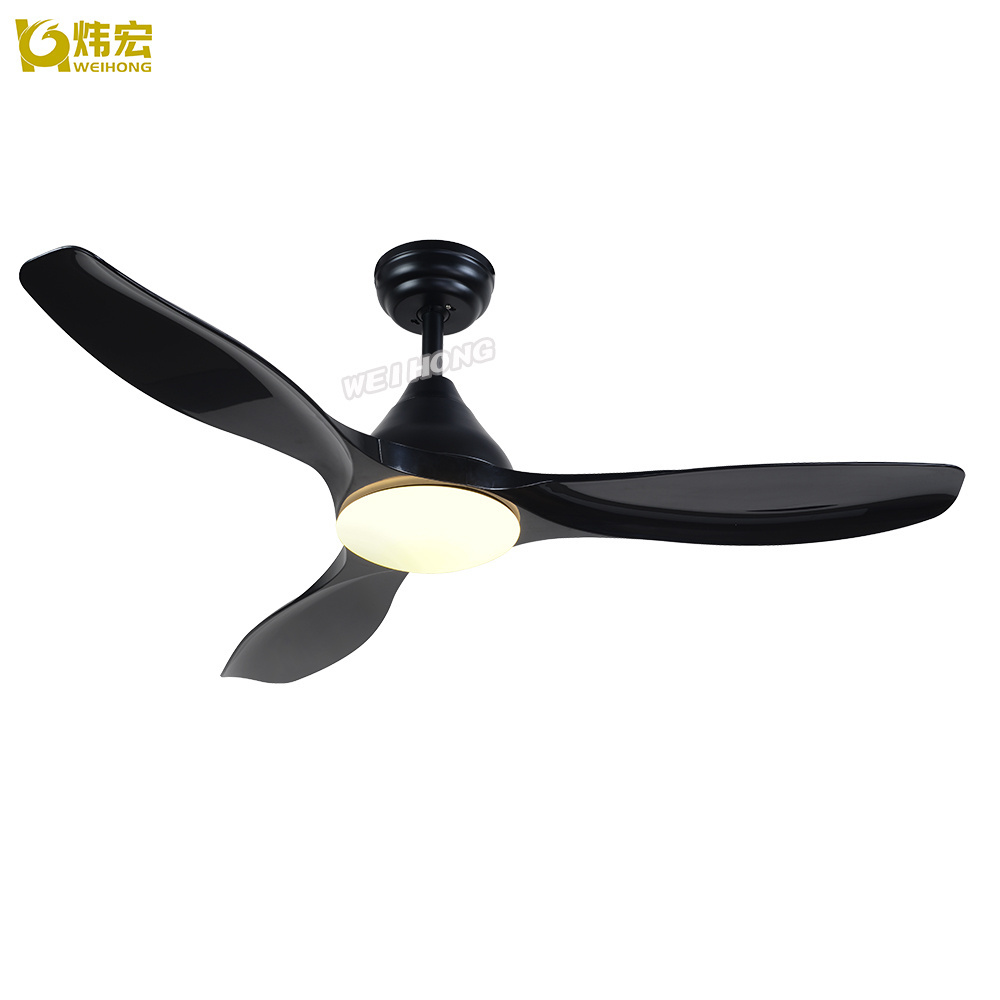 Factory wholesale Popular 48 inches fan cooling ceiling fan with light luminous led lamp with remote control