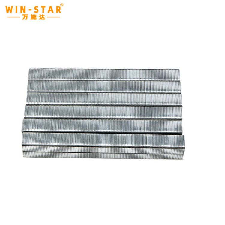 WINSTAR 7112 Staples 7110Nails Hot selling export standard 7110 7112 industrial gold silver metal staples