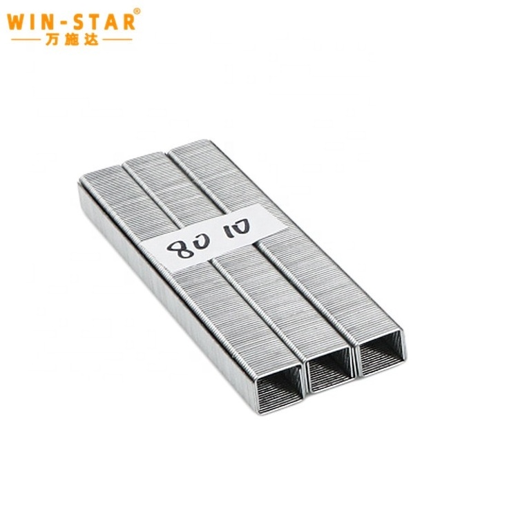 WINSTAR industrial 80 series Steel Galvanized staple cartridges F Brad Nails 8012 8014 SOFA Staples 8010 Gun Staples