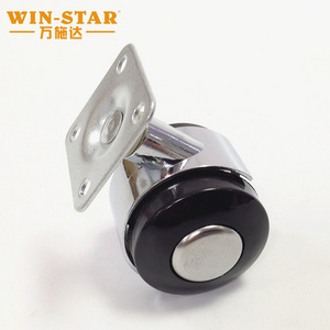 WINSTAR alloy metal caster wheel no brake PVC nylon good price 2 inch furniture wheel