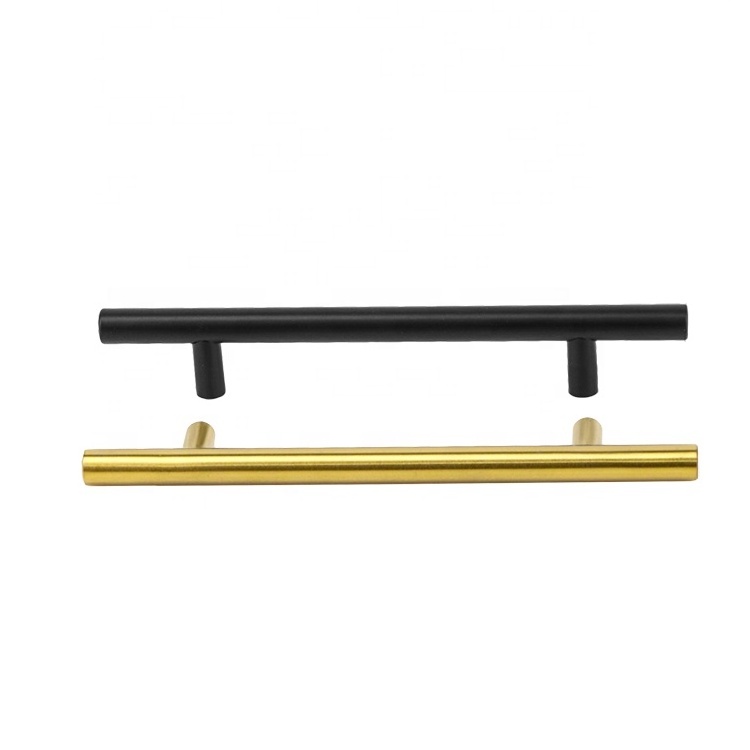 WINSTAR Furniture Knobs Drawer Pull Handles gold stainless steel  T Bar Modern Kitchen Cabinet Handle