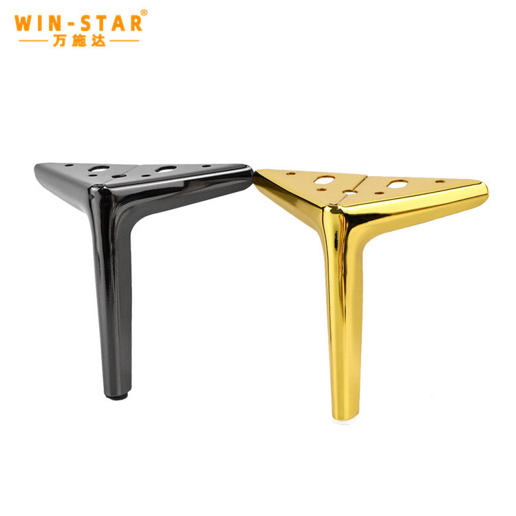 WINSTAR Gold Color Sofa Leg Extensions Furniture Legs For living room sofa