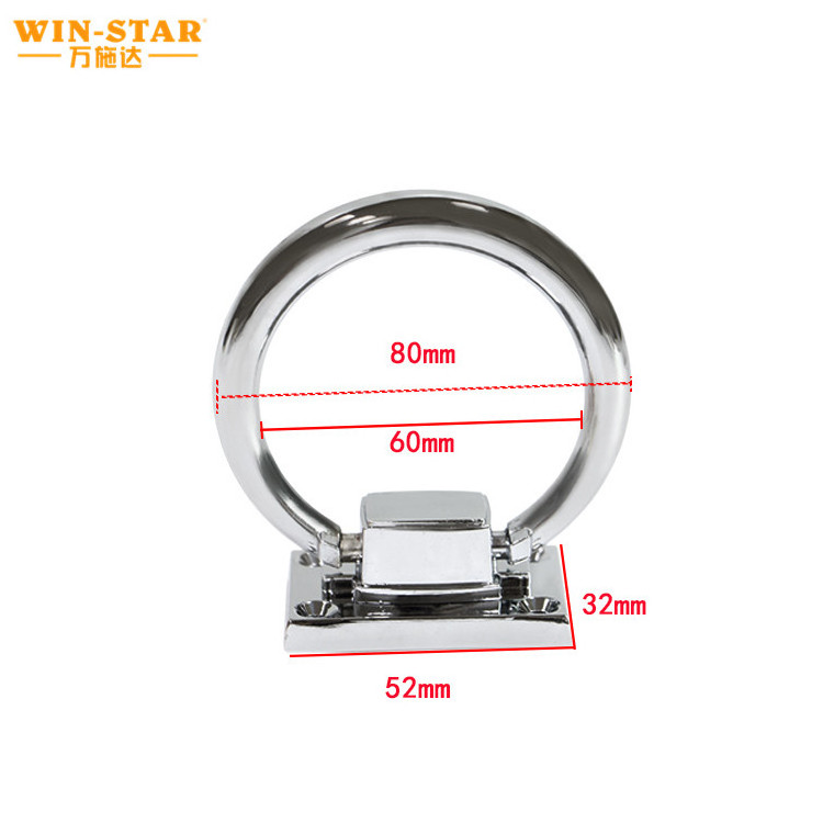 WINSTAR Popular Furniture Kitchen Door Handle Zinc Alloy Chrome Plate Cabinet Handle