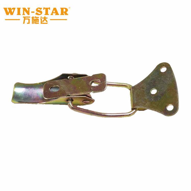 WINSTAR Sofa Hardware Metal Iron Gold Cabinet Door Lock Ambidextrous Buckle Cabinet Box Lock  Furniture clasps