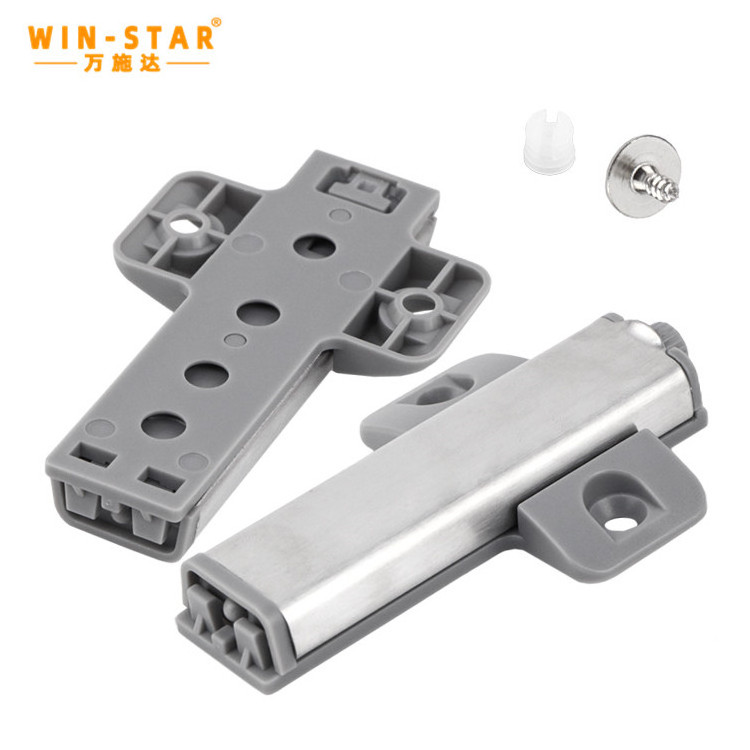 WINSTAR damper buffer cabinets door drawer magnetic catch cabinet door rebound device push to open round plastic latches