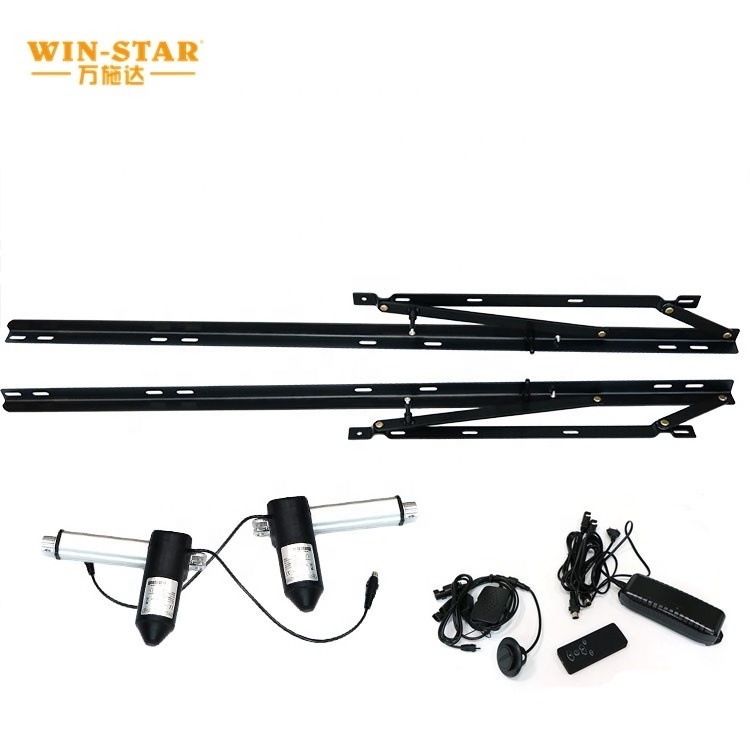 WINSTAR Electric Bed Lifter Murphy Bed Accessories Furniture Lifting Hinges Remote Control Bed Mechanisms