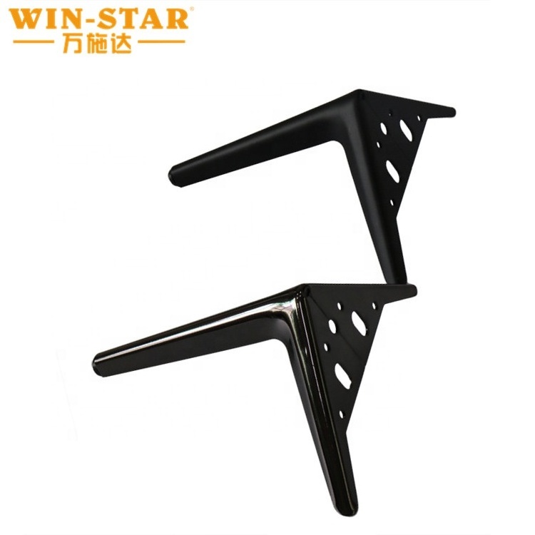 WINSTAR Hotsale metal furniture hardware Y shape golden chair feet modern sofa legs