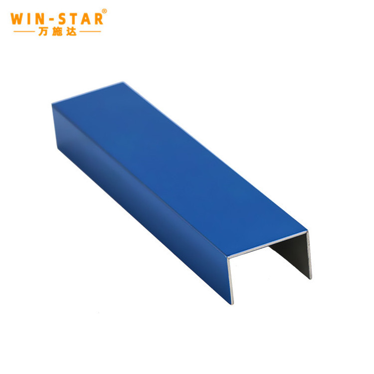 WINSTAR Profiles hot selling New Curved T shaped stainless steel decorative metal strips for wall decoration