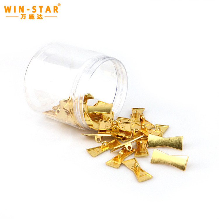 WINSTAR bowknot shape gold metal buckle chair decoration button sofa button decorative nails