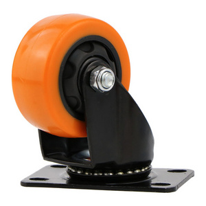 WINSTAR 40mm 2.5inch Rubber Casters Wheels Furniture Industrial Heavy Duty Casters