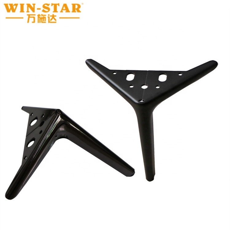 WINSTAR Hotsale metal furniture hardware Y shape golden chair feet modern sofa legs