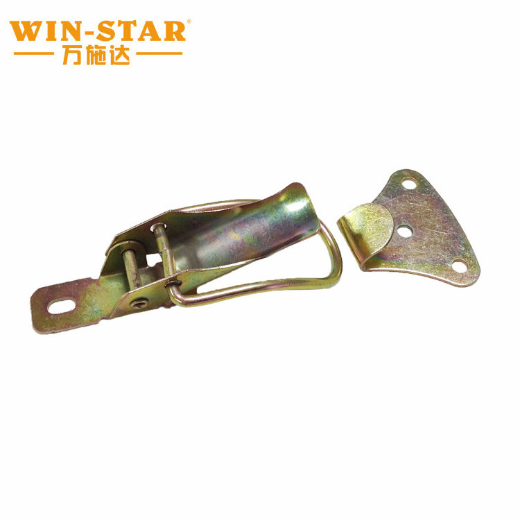 WINSTAR Sofa Hardware Metal Iron Gold Cabinet Door Lock Ambidextrous Buckle Cabinet Box Lock  Furniture clasps