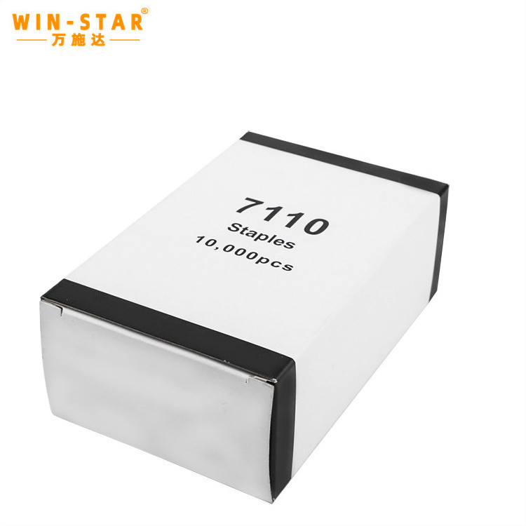 WINSTAR 7112 Staples 7110Nails Hot selling export standard 7110 7112 industrial gold silver metal staples