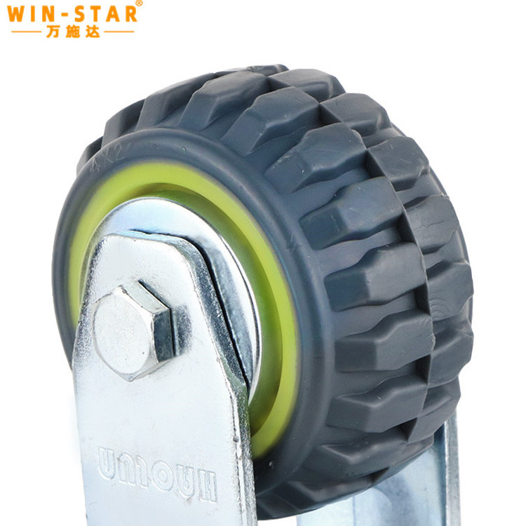 WINSTAR  Double Brake Caster Heavy Duty Castor Wheels