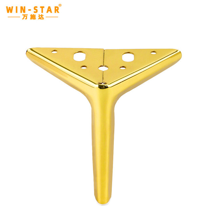 WINSTAR Gold Color Sofa Leg Extensions Furniture Legs For living room sofa