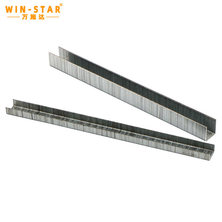 WINSTAR 7112 Staples 7110Nails Hot selling export standard 7110 7112 industrial gold silver metal staples