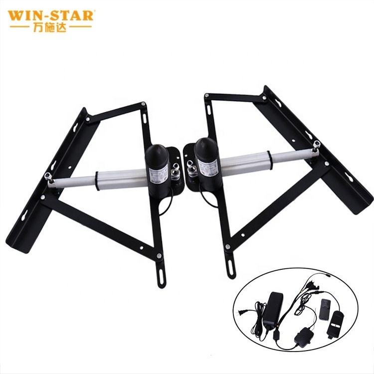 Electro-hydraulic bed support remote control intelligent electric bed support frame bed box lifter