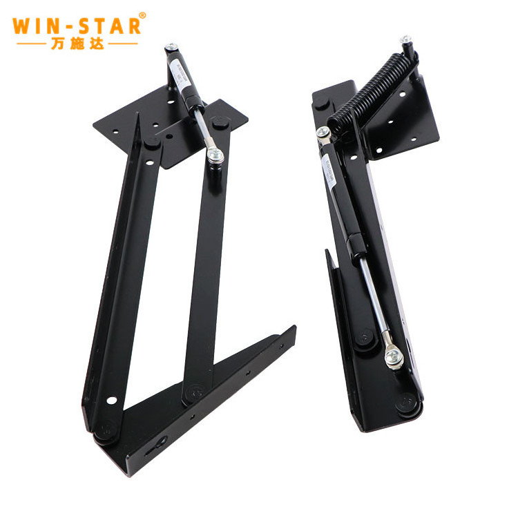 WINSTAR New Design  Metal Pull Down Shoe Changing Stool Folding Furniture for Hidden Stool Wardobe Shoe Cabinet Chair Porch