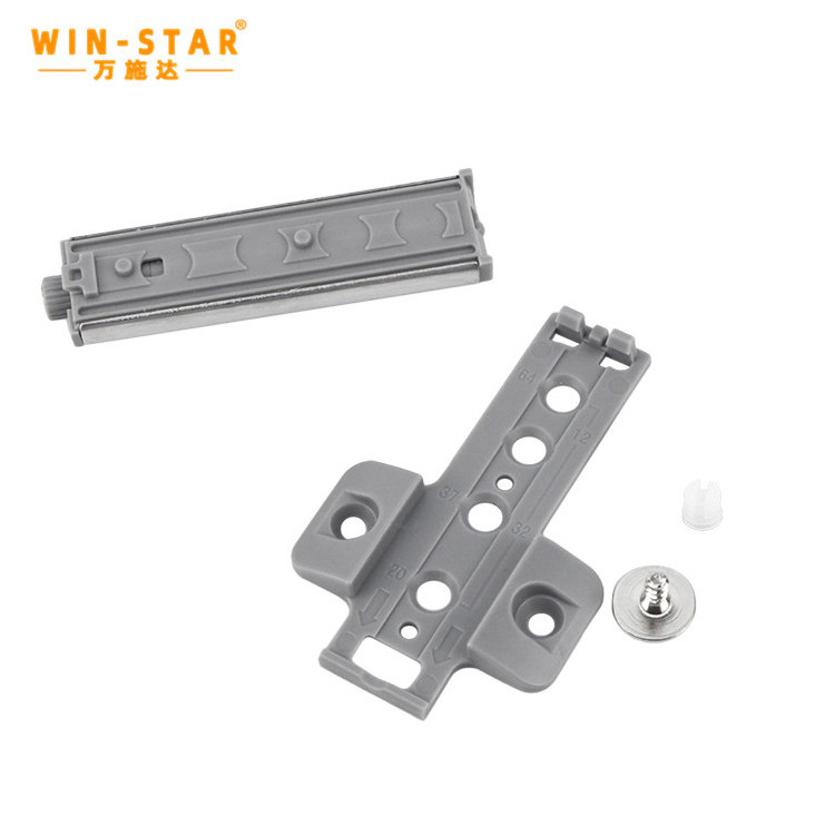 WINSTAR damper buffer cabinets door drawer magnetic catch cabinet door rebound device push to open round plastic latches