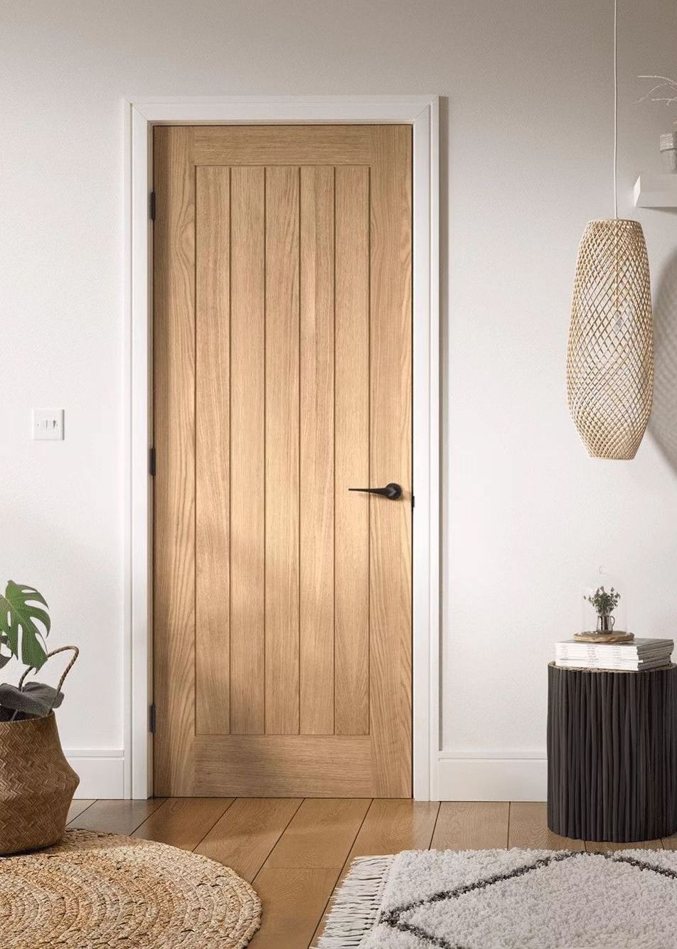 Germany plywood door wooden oak inside door design soundproof door for apartment